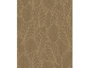 Tapety Yara - Tapeta na zeď, hnědá, bronzová, listy, puntíky, Antibes, Decoprint Tapeta na zeď, hnědá, bronzová, listy, puntíky, Antibes, Decoprint