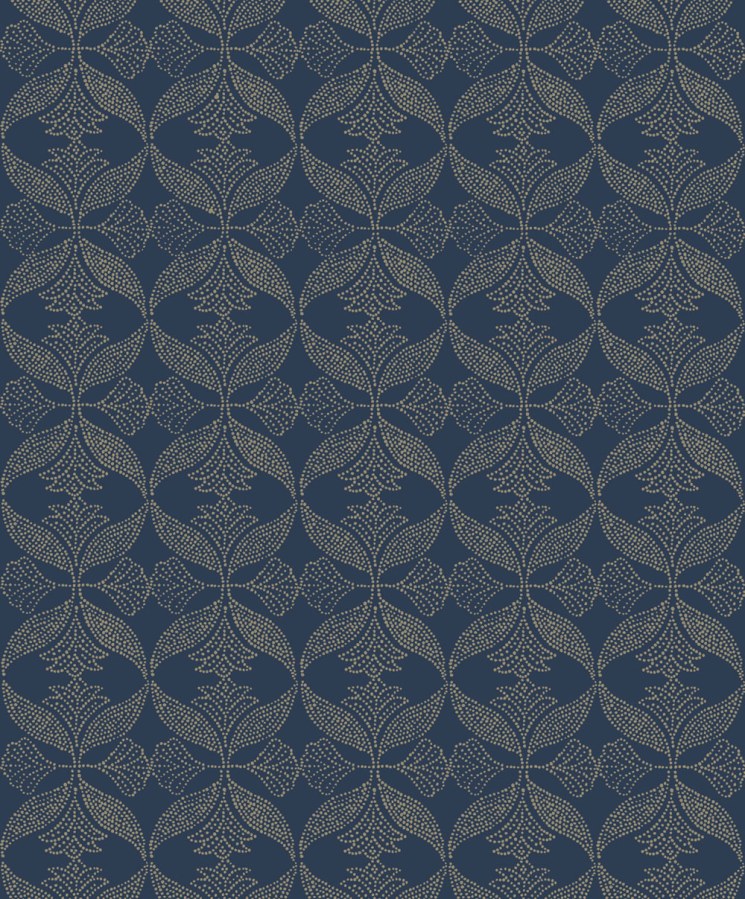 Tapety Yara - Tapeta na zeď, modrá, stříbrná, květiny, Antibes, Decoprint Tapeta na zeď, modrá, stříbrná, květiny, Antibes, Decoprint - Tapety Yara