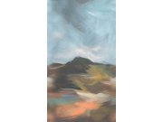 Tapety Yara - Obrazová tapeta na zeď, zelená, modrá, horská krajina, Serenity, Decoprint Obrazová tapeta na zeď, zelená, modrá, horská krajina, Serenity, Decoprint