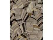 Tapety Yara - Tapeta na zeď, hnědá, béžová, listy, Serenity, Decoprint Tapeta na zeď, hnědá, béžová, listy, Serenity, Decoprint