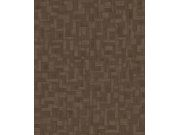 Tapety Yara - Geometrická tapeta na zeď, kávově hnědá, Structured Walls, Grandeco Geometrická tapeta na zeď, kávově hnědá, Structured Walls, Grandeco
