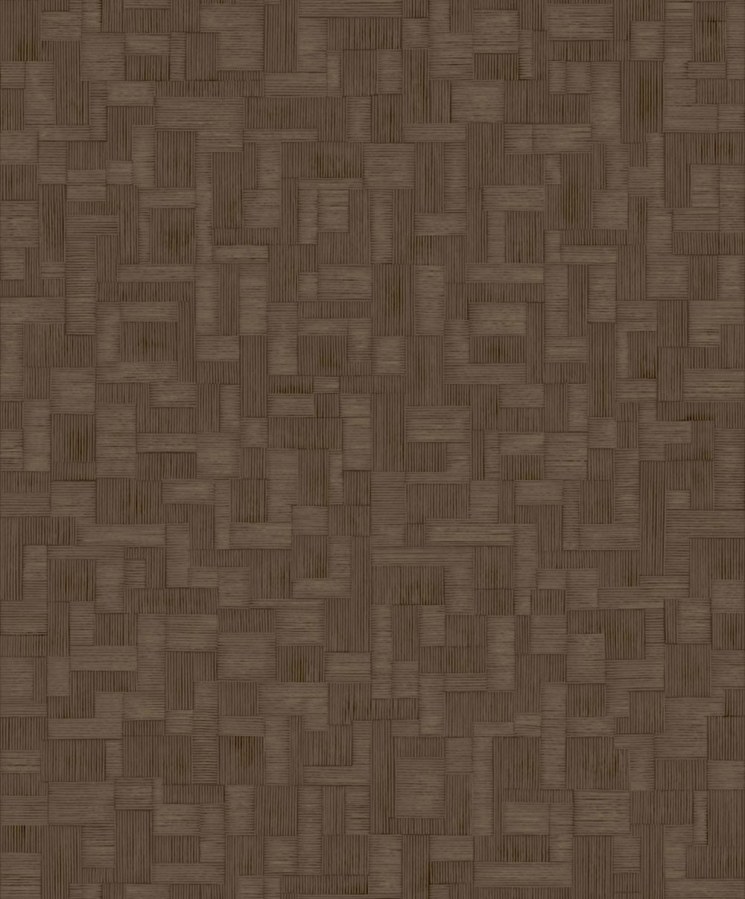 Tapety Yara - Geometrická tapeta na zeď, kávově hnědá, Structured Walls, Grandeco Geometrická tapeta na zeď, kávově hnědá, Structured Walls, Grandeco - Tapety Yara