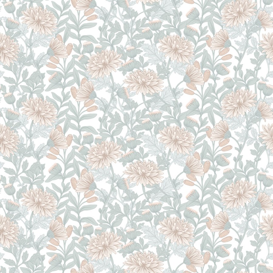 Tapety Yara - Tapeta na zeď, bílá, růžová, luční květiny, Flora, Ugépa Tapeta na zeď, bílá, růžová, luční květiny, Flora, Ugépa - Tapety Yara