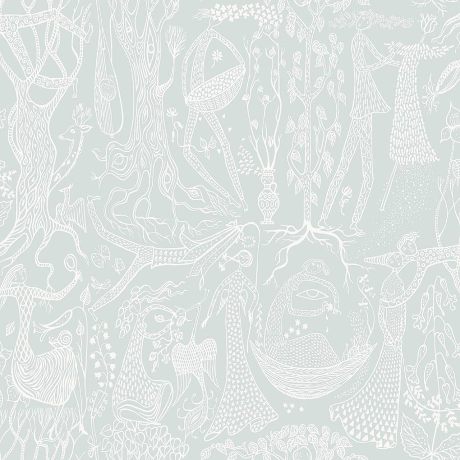 Tapety Yara - Tapeta na zeď, šedá, stromy, květiny, Scandinavian Designers, Borastapeter Tapeta na zeď, šedá, stromy, květiny, Scandinavian Designers, Borastapeter - Tapety Yara