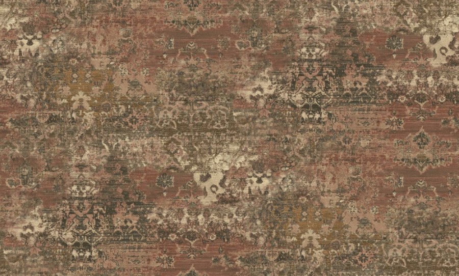 Tapeta na zeď, červená, vintage ornamenty, Concept, Grandeco - Tapety Yara