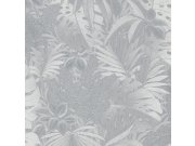 Stříbrná tapeta s listy 33301, Botanica, Marburg Tapety Yara