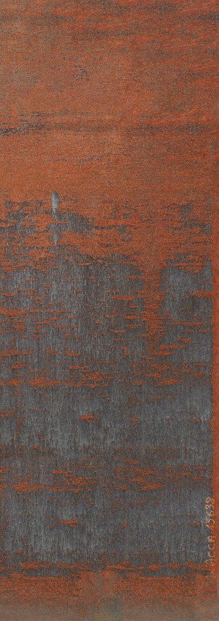 Obrazová tapeta, šedá, oranžová, Imitace rezavého plechu, Erosion, Masureel Obrazová tapeta, šedá, oranžová, Imitace rezavého plechu, Erosion, Masureel