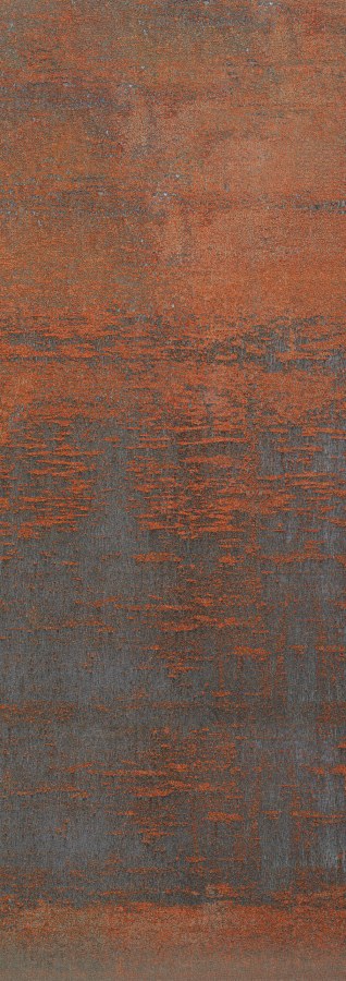 Tapety Yara - Obrazová tapeta, šedá, oranžová, Imitace rezavého plechu, Erosion, Masureel Obrazová tapeta, šedá, oranžová, Imitace rezavého plechu, Erosion, Masureel - Tapety Yara