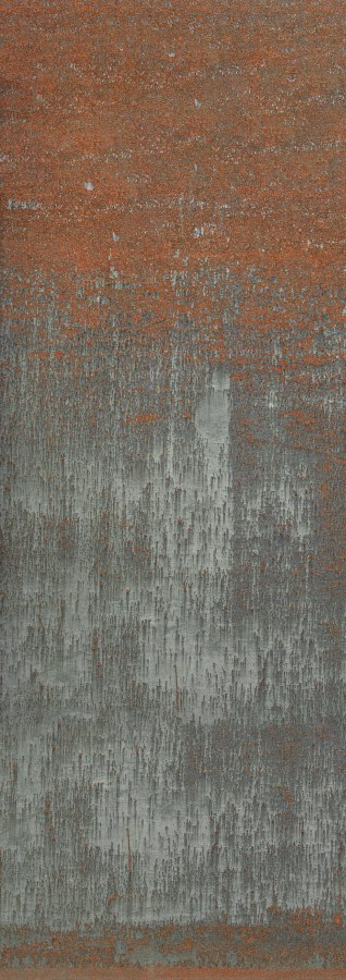 Obrazová tapeta, šedá, oranžová, Imitace rezavého plechu, Erosion, Masureel Obrazová tapeta, šedá, oranžová, Imitace rezavého plechu, Erosion, Masureel