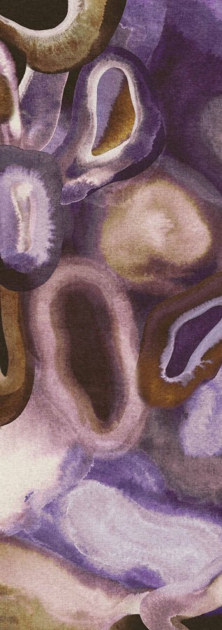 Abstraktní obrazová tapeta, fialová, žlutá, Akvarel, Erosion, Masureel Abstraktní obrazová tapeta, fialová, žlutá, Akvarel, Erosion, Masureel
