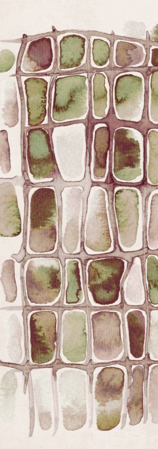 Abstraktní obrazová tapeta, zelená, růžová, Geometrická tvary, Erosion, Masureel Abstraktní obrazová tapeta, zelená, růžová, Geometrická tvary, Erosion, Masureel