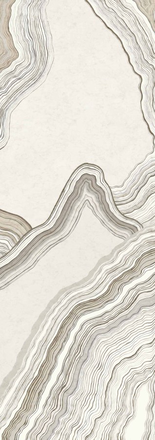 Tapety Yara - Abstraktní obrazová tapeta na zeď, šedá, hnědá, Pruhy, Erosion, Masureel Abstraktní obrazová tapeta na zeď, šedá, hnědá, Pruhy, Erosion, Masureel - Tapety Yara