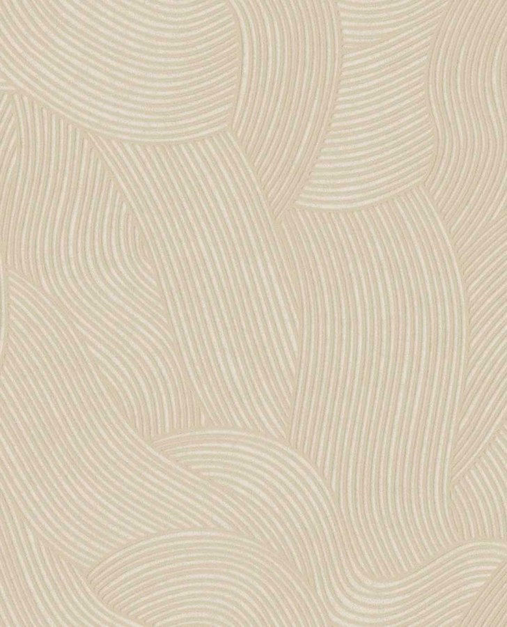 Tapety Yara - Tapeta na zeď, béžová, vlnky, Calm Crafted, Eijffinger Tapeta na zeď, béžová, vlnky, Calm Crafted, Eijffinger - Tapety Yara