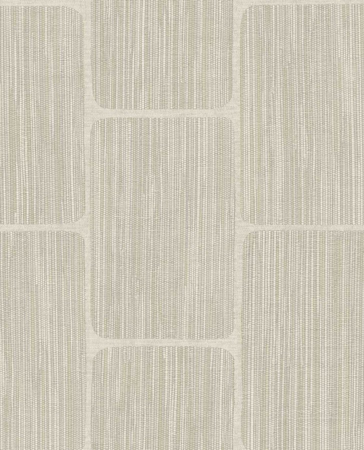 Tapety Yara - Geometrická tapeta na zeď, krémovo-šedá, Calm Crafted, Eijffinger Geometrická tapeta na zeď, krémovo-šedá, Calm Crafted, Eijffinger - Tapety Yara