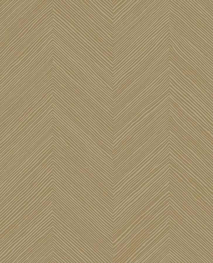Tapety Yara - Geometrická tapeta na zeď, hnědo-žlutá, imitace rohože, Calm Crafted, Eijffinger Geometrická tapeta na zeď, hnědo-žlutá, imitace rohože, Calm Crafted, Eijffinger - Tapety Yara