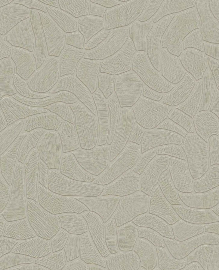 Tapety Yara - Geometrická tapeta na zeď, béžovo-zelená, kámen, Calm Crafted, Eijffinger Geometrická tapeta na zeď, béžovo-zelená, kámen, Calm Crafted, Eijffinger - Tapety Yara