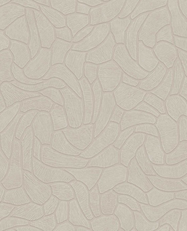 Geometrická tapeta na zeď, písková, kámen, Calm Crafted, Eijffinger - Tapety Yara