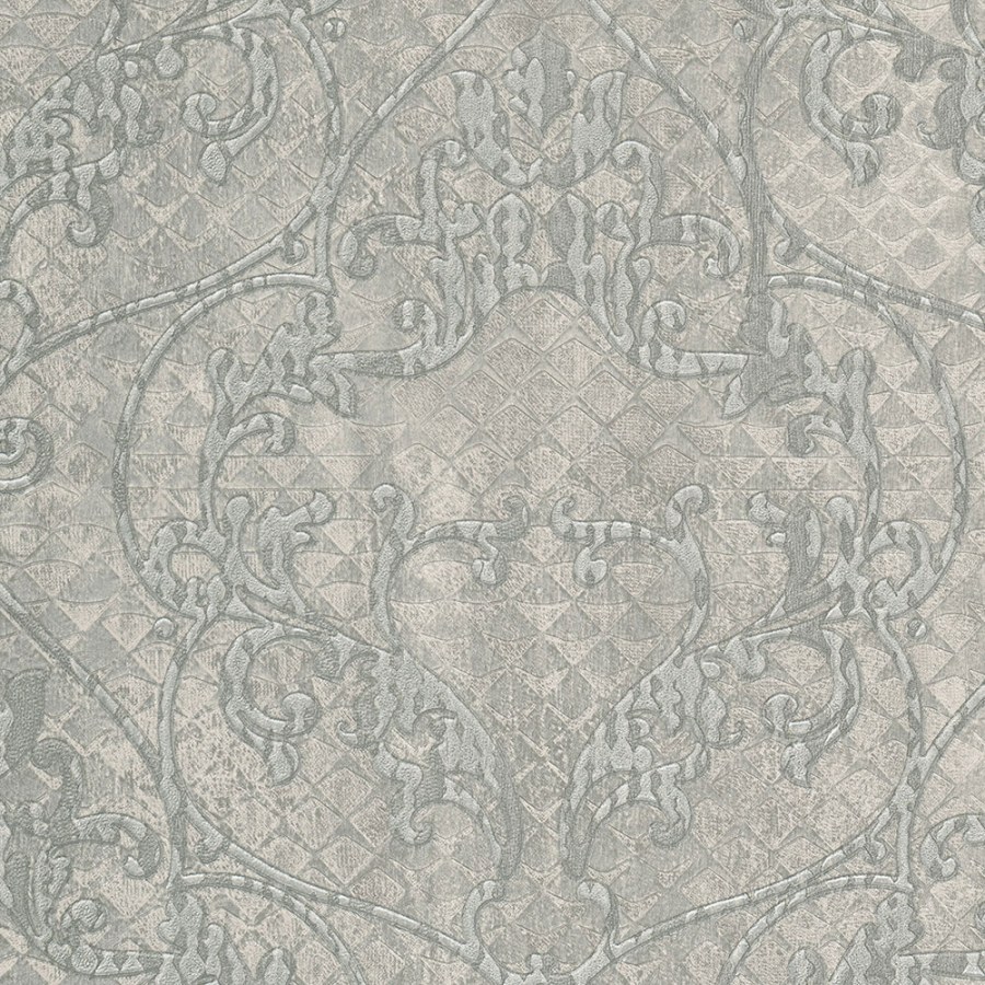 Tapety Yara - Šedá tapeta, Ornamenty, 28517, Kaleido, Limonta Šedá tapeta, Ornamenty, 28517, Kaleido, Limonta - Tapety Yara