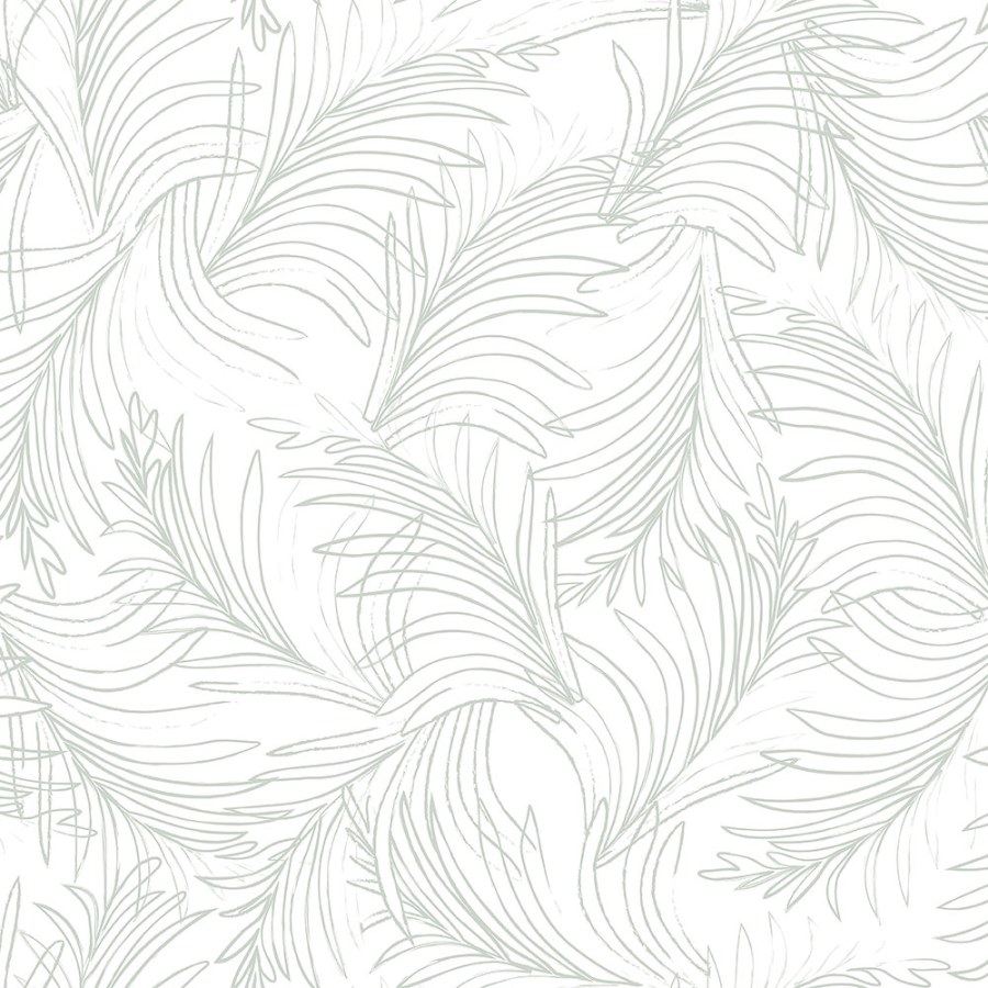 Tapety Yara - Bílo-zelená tapeta na zeď, palmová listy, Batabasta,Mika, ICH Wallcoverings Bílo-zelená tapeta na zeď, palmová listy, Batabasta,Mika, ICH Wallcoverings - Tapety Yara