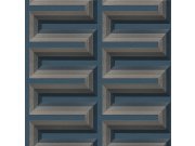 Tapety Yara - Tmavě modrá 3D tapeta na zeď, Renaissance, Design Id Tmavě modrá 3D tapeta na zeď, Renaissance, Design Id