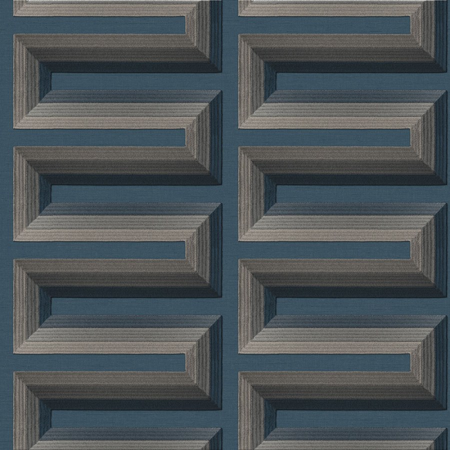 Tmavě modrá 3D tapeta na zeď, Renaissance, Design Id Tmavě modrá 3D tapeta na zeď, Renaissance, Design Id