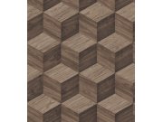 Tapety Yara - 3D tapeta na zeď, hnědá, imitace dřeva, Renaissance, Design Id 3D tapeta na zeď, hnědá, imitace dřeva, Renaissance, Design Id