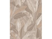 Tapeta na zeď, červeno-hnědá, hnědá, listy, Renaissance, Design Id Tapety Yara