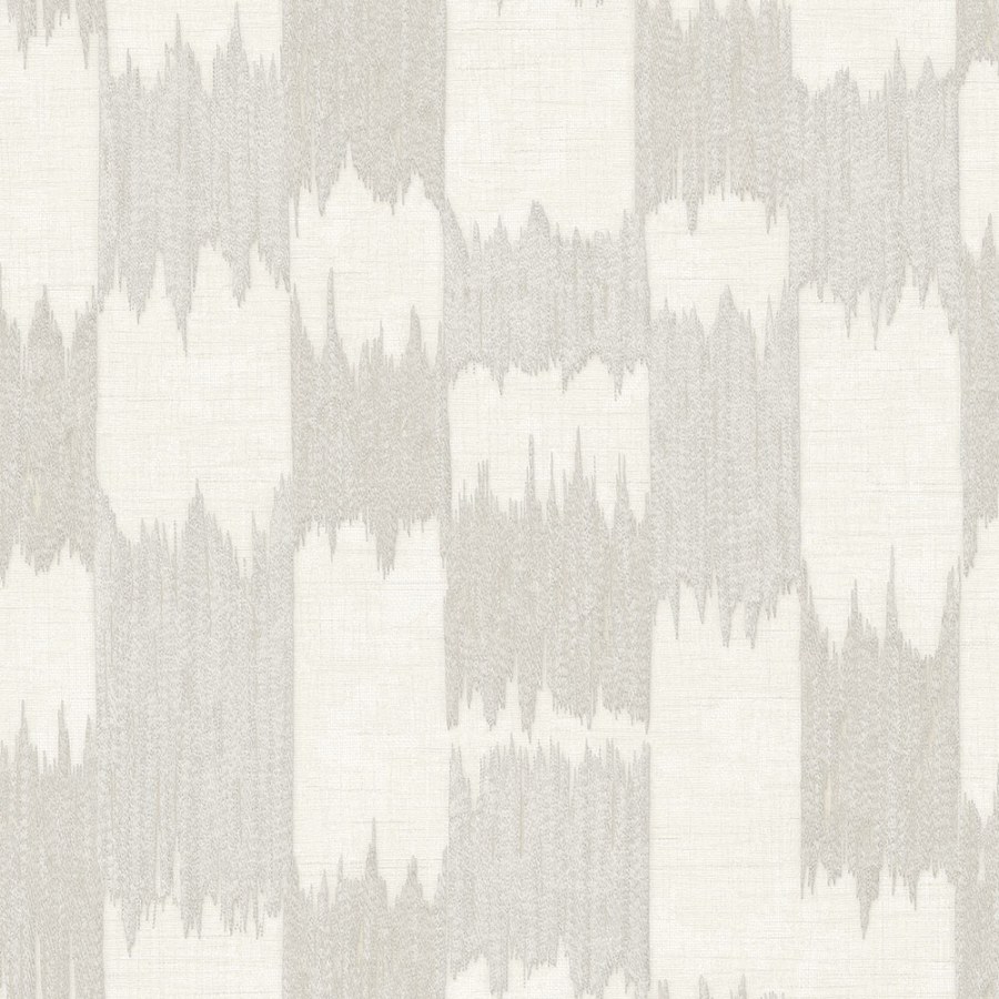 Abstraktní tapeta na zeď, šedo-stříbrná, bílá, pruhy, Renaissance, Design Id - Tapety Yara