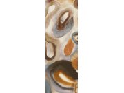 Abstraktní obrazová tapeta, oranžová, hnědá, Akvarel, Erosion, Masureel Tapety Yara