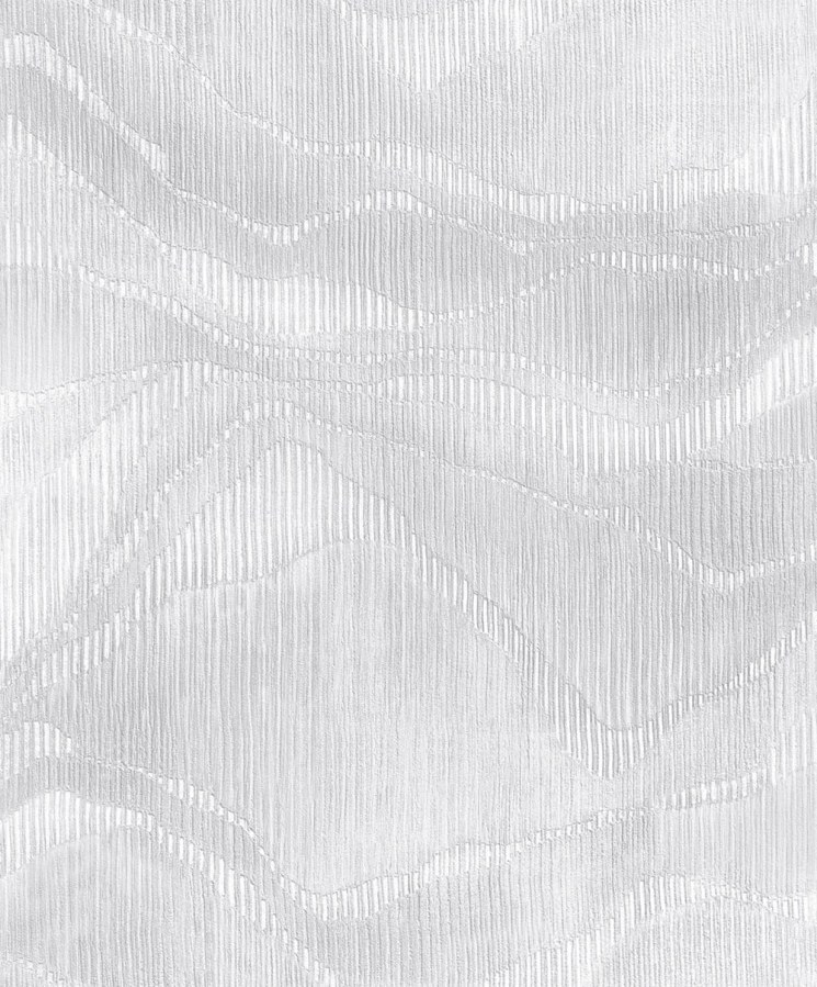 Geometrická tapeta, šedá, pruhy, vlnky, Tide, Marburg - Tapety Yara