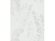 Tapety Yara - Tapeta na zeď, bílo-šedá, stříbrná, Květy, listy, S, Bestseller Basic 1, Marburg Tapeta na zeď, bílo-šedá, stříbrná, Květy, listy, S, Bestseller Basic 1, Marburg