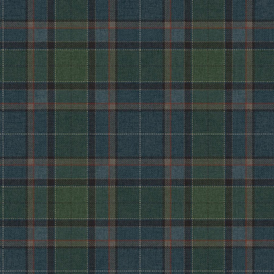 Tapeta Stirling, modrá, zelená, Carl Robinson Edition 24 The Highlands