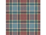 Tapeta Stirling, modrá, červená, Carl Robinson Edition 24 The Highlands