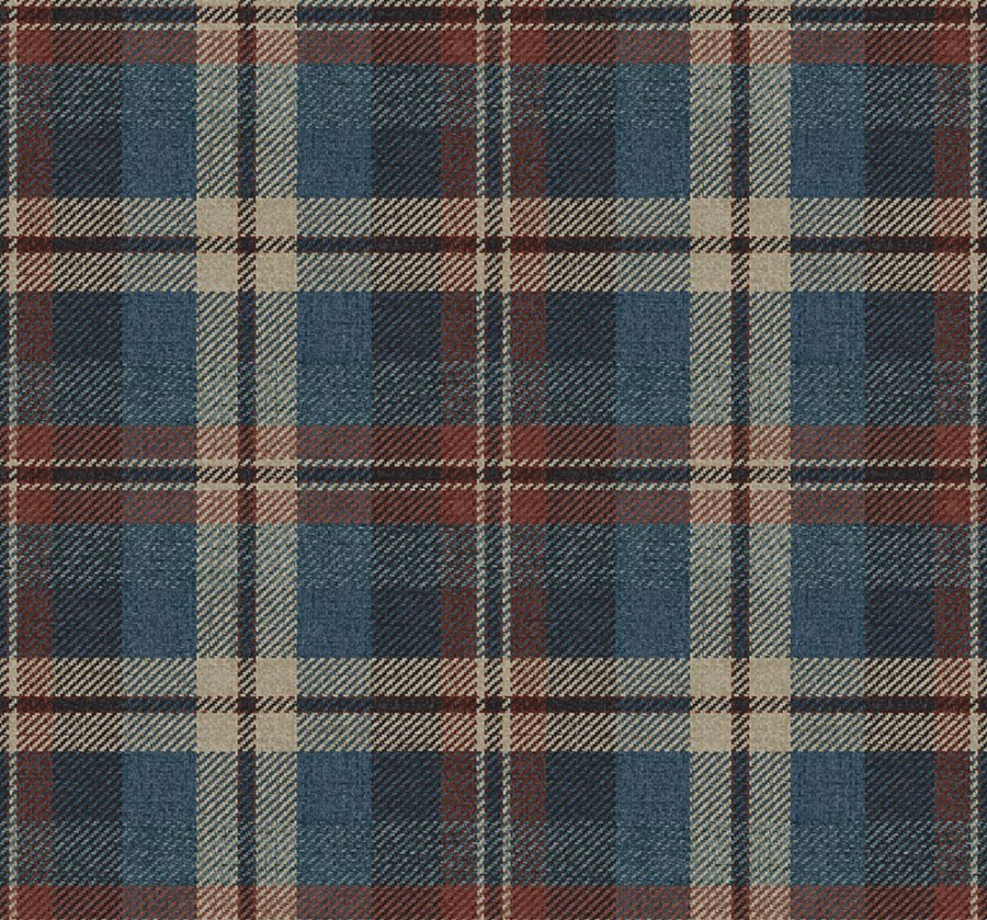 Tapeta Dundee, červená, béžová, Carl Robinson Edition 24 The Highlands