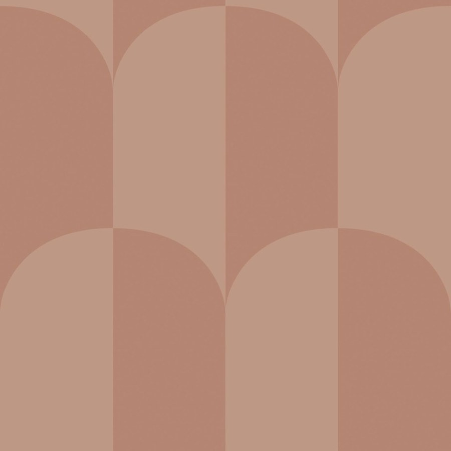 Tapety Yara - Tapeta s ArtDeco vzorem, červeno-hnědá, Color Pop, Esta Home Tapeta s ArtDeco vzorem, červeno-hnědá, Color Pop, Esta Home - Tapety Yara