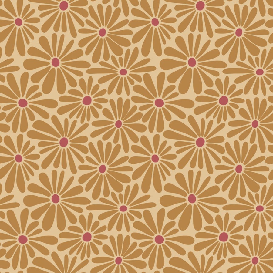 Květinová tapeta, hnědá, vínová, Color Pop, Esta Home - Tapety Yara