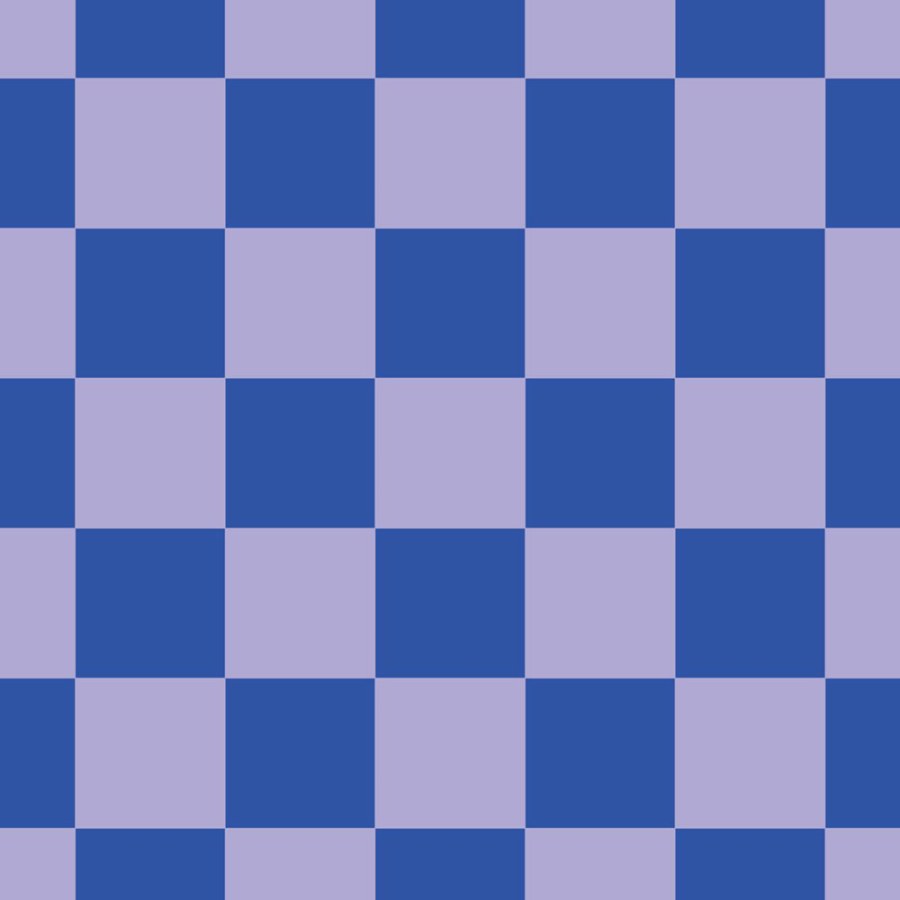 Tapeta se šachovnicovým vzorem, modrá, fialová, Color Pop, Esta Home