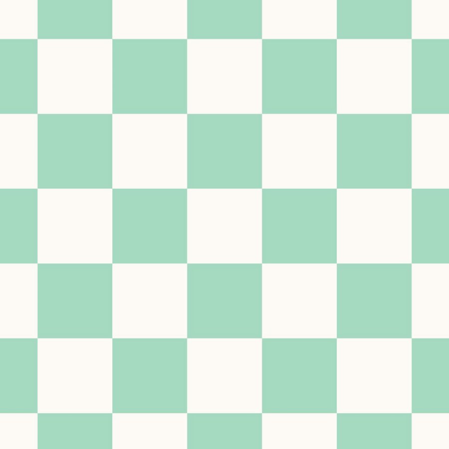 Tapeta se šachovnicovým vzorem, zelená, bílá, Color Pop, Esta Home