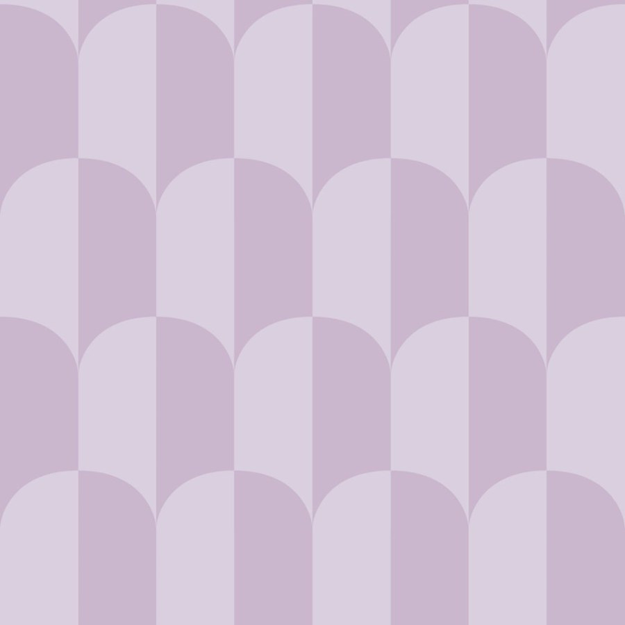 Tapeta s ArtDeco vzorem, fialová, Color Pop, Esta Home