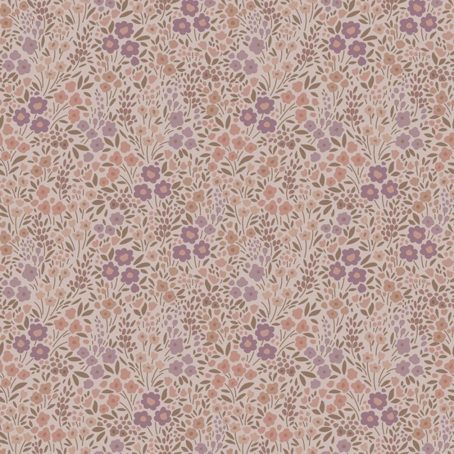 Tapety Yara - Květinová tapeta, purpurová fialová, Floral Fever, Esta Home Květinová tapeta, purpurová fialová, Floral Fever, Esta Home - Tapety Yara