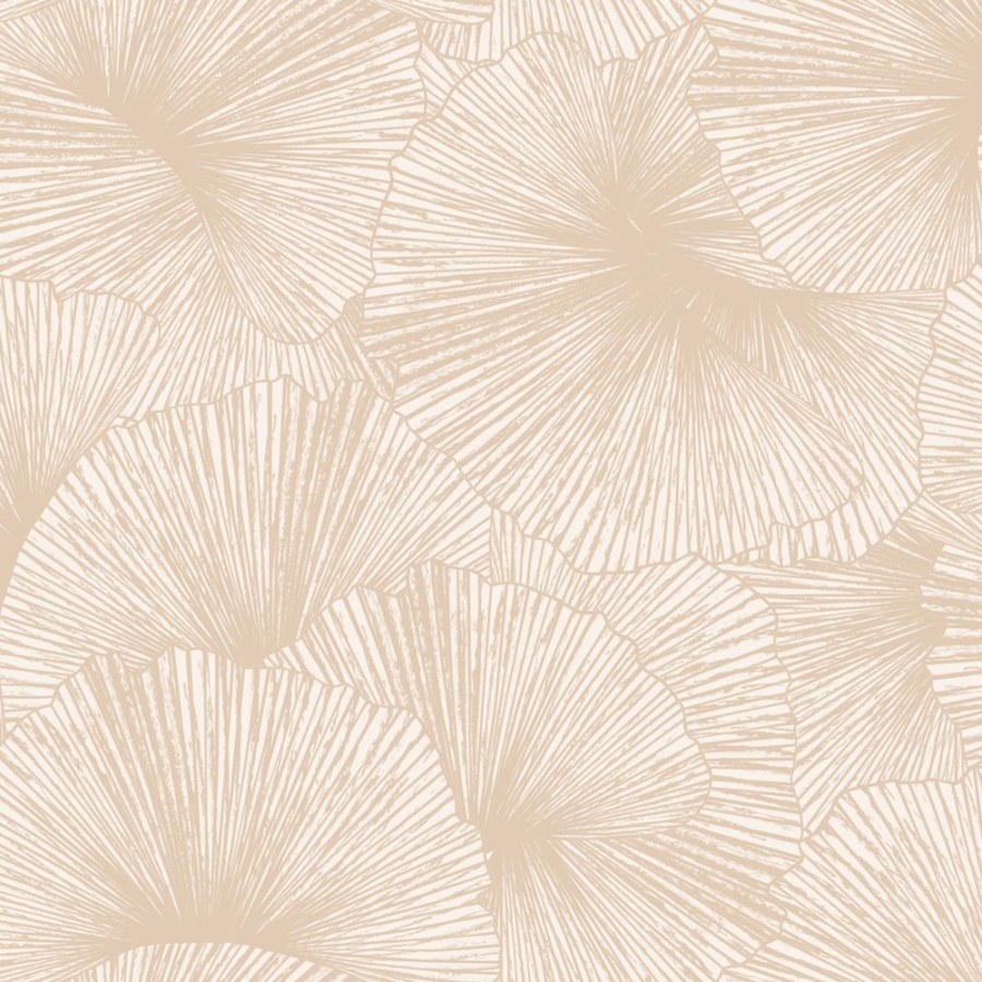 Tapeta s listy Gingka, béžová, Floral Fever, Esta Home - Tapety Yara