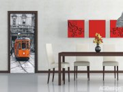 Fototapeta Tramvaj FTNV-2882 | 90x202 cm Fototapety