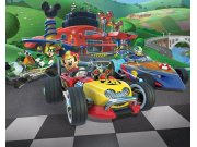 3D Fototapeta Mickey Mouse závody Walltastic 45293 | 305 x 244 cm Fototapety
