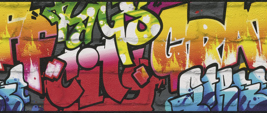 Rasch - Bordura Kids & Teens graffiti 237900 Bordura Kids & Teens graffiti 237900 - Rasch