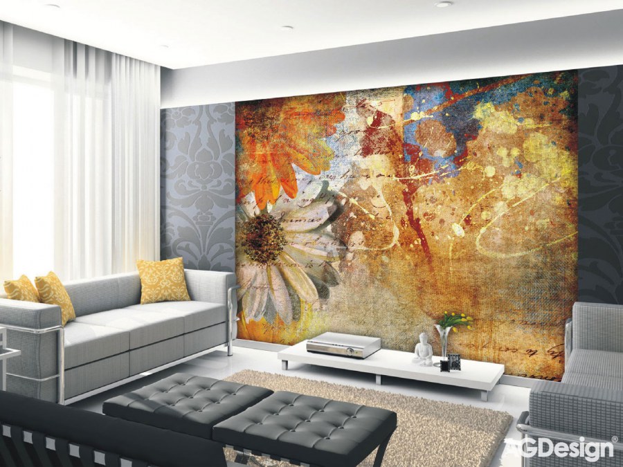 Fototapeta AG Floral painting FTNXXL-0335 | 360x270 cm - Fototapety