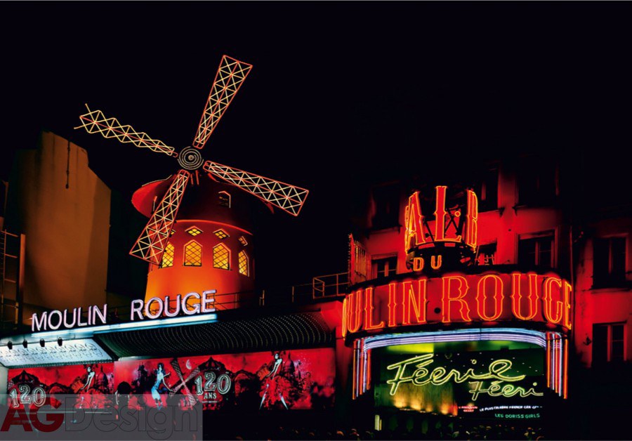 Fototapeta AG Moulin Rouge FTNXXL-0444 | 330x255 cm | 330x255 cm